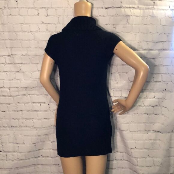 MKM Designs Knit Short Sleeve Sweater Tunic Mini Dress Juniors Large - Picture 6 of 10